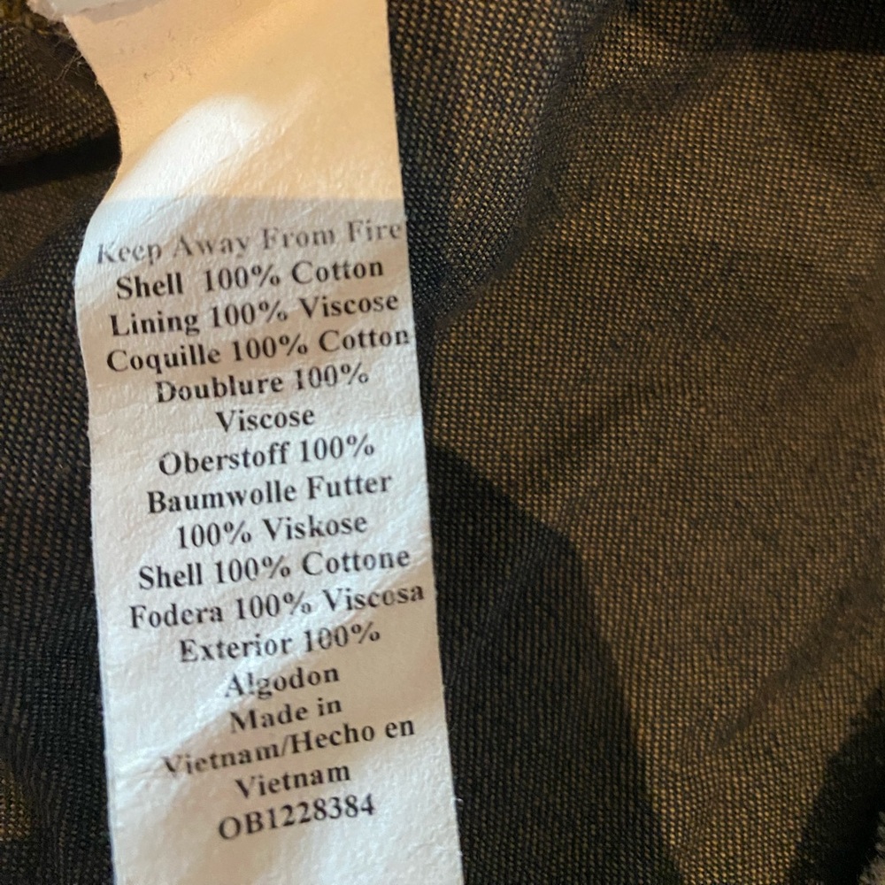 Free People This Is Everything denim Smocked Tie Neck Mini Dress M - Picture 11 of 12